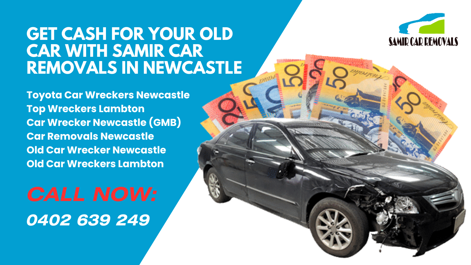 Get Cash For Your Old Car With Samir Car Removals in Newcastle